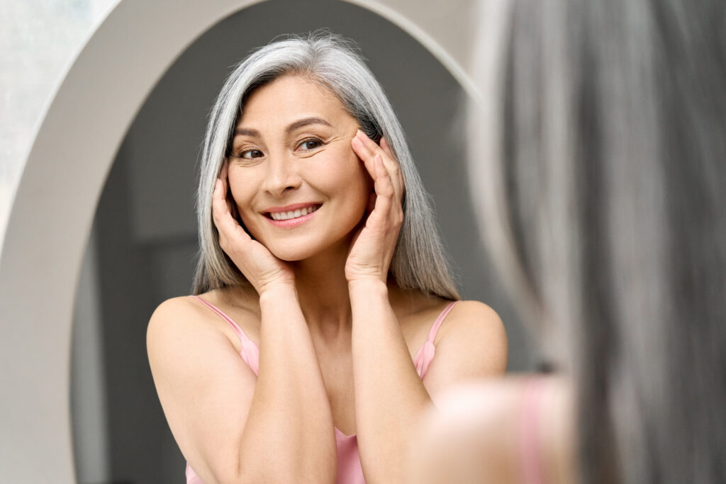 Skincare tips for menopause, helping women maintain radiant skin in Salt Lake City and South Jordan. 